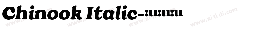 Chinook Italic字体转换 Chinook Italic字体转换